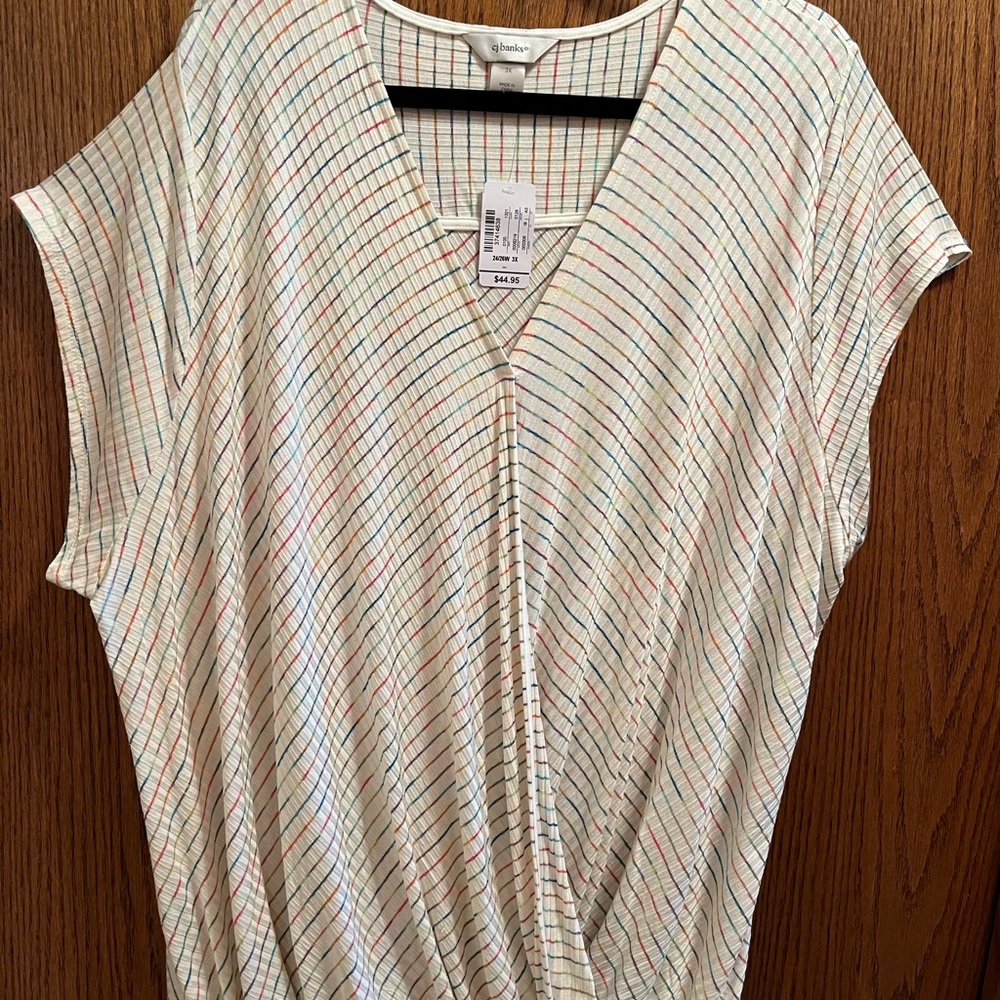 CJ Banks 3X Top - New With Tags